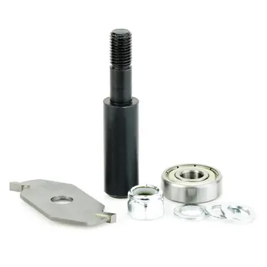 Amana 53306-1 Slotting Cutter Assembly 2 Wing x 1-7/8 D x 1/8 CH x 1/2" Shank Router Bit