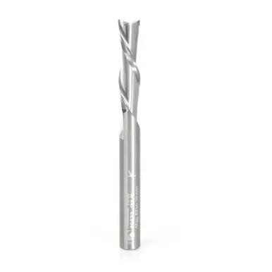 Amana 46423 Spiral Plunge 3/8 D x 1-1/4 CH x 1/2 Shank x 3" 2 Flute Down-Cut Router Bit