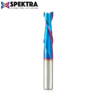 Amana 46420-K Spektra Spiral Plunge 3/8 Dia x 1-1/4 CH x 3/8 Shank 3" Down-Cut Router Bit