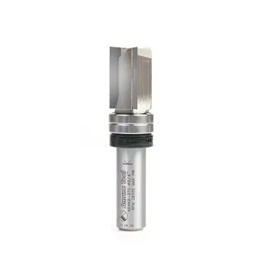 Amana 45463-3TS Carbide Tipped Flush Trim Plunge Template 3/4 D x 1 CH x 1/2" Shank w/ Upper Ball