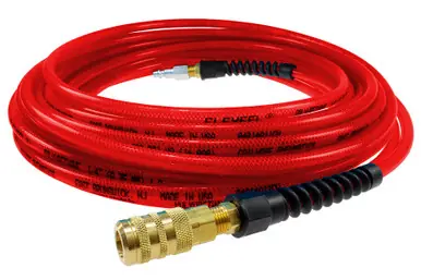 Coilhose PFE6100TRS15X Flexeel Hose 3/8" x 100‘ Industrial Coupler/Connector Red