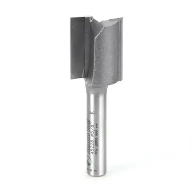 Amana 45228 Carbide Tipped Straight Plunge High Production 5/8 D x 3/4 CH x 1/4 Shank x 2" Router