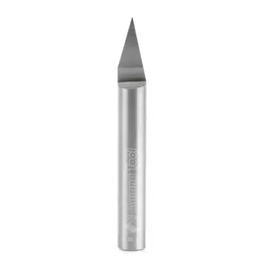 Amana 45771 30 Degree Engraving 0.005 Tip Width x 1/4 Shank x 2-1/4" Signmaking Router Bit