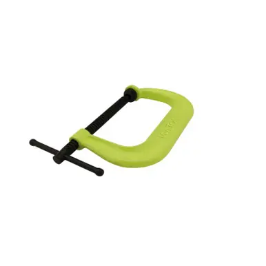 WILTON 14306 - Hi-Vis Safety C-Clamp 2" to 10-1/8" Jaw Opening . 6" Throat Depth