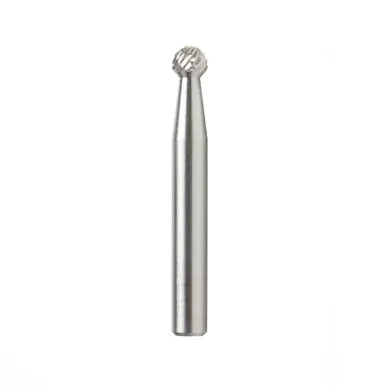 Amana BURS-152 Ball Shape 1/4 D x 7/32 CH x 1/4 Shank x 2" Double Cut SD Burr Bit
