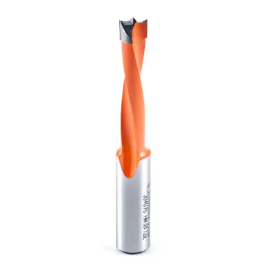 Amana 304005 Carbide Tipped Brad Point Boring Bit L/H 7.5mm D x 70mm Long x 10mm Shank