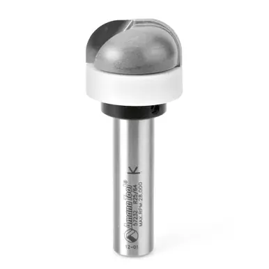 Amana 57232 Carbide Tipped Cove and Backsplash w/ Ultra-Glide Radius Bearing Solid Surface 1-1/8 D x