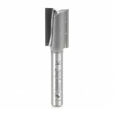 Amana 45223 Carbide Tipped Undersized Plywood Dado Plunge 15/32 D x 3/4 CH x 1/4" Shank Router Bit
