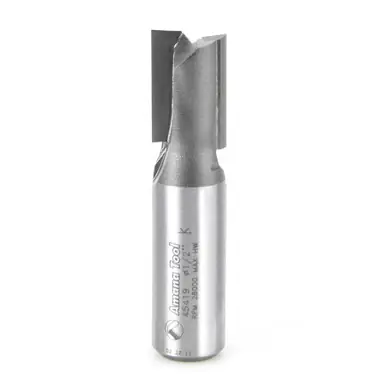 Amana 45419 Carbide Tipped Straight Plunge High Production 1/2 D x 3/4 CH x 1/2 Shank x 2-1/4"
