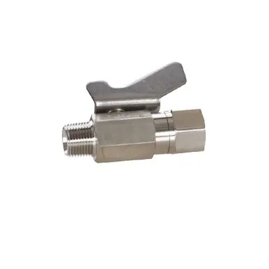 GRACO 237534 - Low Pressure Ball Valve, 3/8 NPT(F) x 3/8 NPT(M), Stainless Steel, Catalyst &