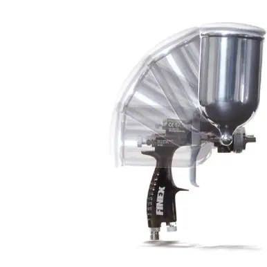 GRACO 24J603 - Finex Air Spray Gravity Feed Side Cup Gun, conventional, 0.055" needle/ nozzle size,