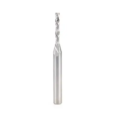Amana 46176 CNC Compression Spiral 1/8 D x 13/16 CH x 1/4 Shank x 2-1/2" Router Bit