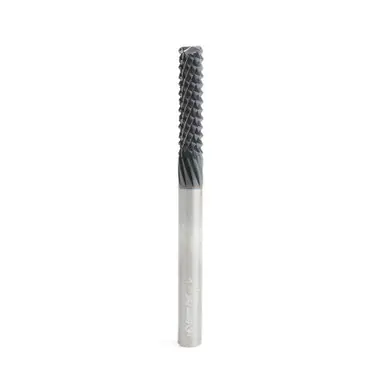 Amana 48052-E High Performance End Mill 1/4 D x 1 CH x 1/4 Shank x 3" Fiberglass and Composite