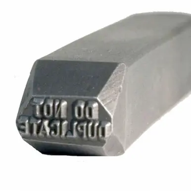 CH Hanson 26990 Do Not Duplicate (1/16" Character)