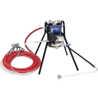 GRACO 233476 - Triton 1 1 Stainless Steel Spray Package, Stand Mount, with Suction, Air & Fluid