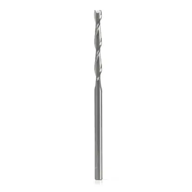 Amana 46273 Foam Cutting Up-Cut Spiral 3/16 D x 1-5/8 CH x 3/16 Shank x 4" Flat Bottom Router Bit
