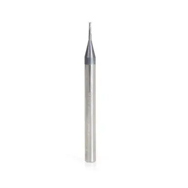 Amana 51664 Mini Spiral for Steel, Stainless Steel & Composites, AlTiN Coated 0.030 D x 0.090 CH x