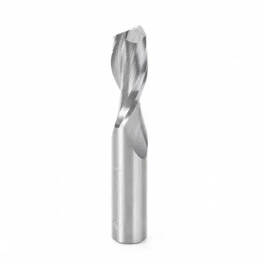 Amana 46106 Spiral Plunge 1/2 D x 1-1/4 CH x 1/2" Shank x 3" 2 Flute Up-Cut Router Bit