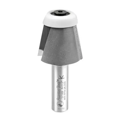 Amana 57169 Carbide Tipped Lansen Solid Surface Edge Sink 11.5 Deg Bevel x 7/8 D x 3/4 CH x 1/2"