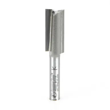 Amana 45222 Carbide Tipped Straight Plunge High Production 7/16 D x 1 CH x 1/4 Shank x 2-1/8" Router