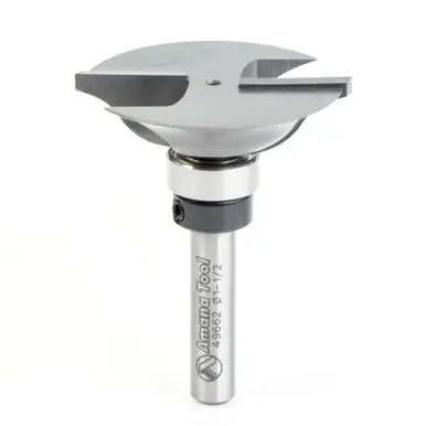 Amana 49662 Carbide Tipped Ogee Rail 1-1/2 D x 3/8 CH x 11/32 R x 1/4" Shank Router Bit
