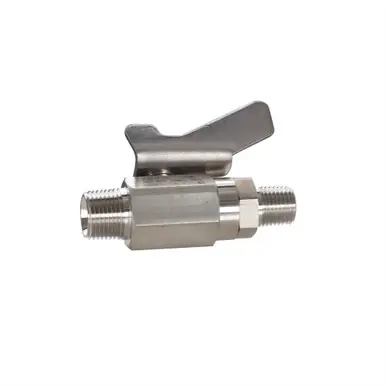 GRACO 237530 - Low Pressure Ball Valve, 3/8 NPT(M) x 1/4 NPT(M), Stainless Steel, Catalyst &