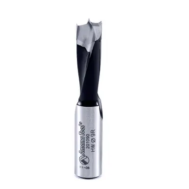 Amana 201090 Carbide Tipped Brad Point Boring Bit R/H 9mm D x 57mm Long x 10mm Shank