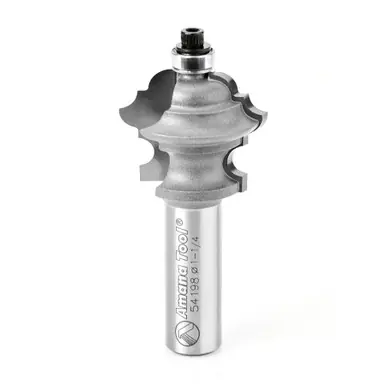 Amana 54198 Carbide Tipped Classical Multi-Form 1-1/4 D x 1 CH x 1/2 Shank x 2-7/8" Router Bit w/