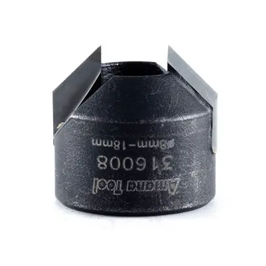 Amana 316008 Carbide Tipped Countersink R/H 18mm D x 16.5mm Long x 8mm Shank
