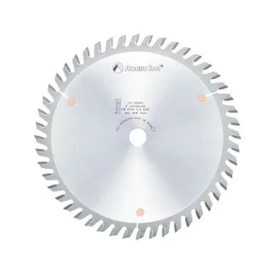 Amana 684800 Carbide Tipped Cut-Off and Crosscut 8" D x 48T ATB, 10 Deg, 5/8 Bore, Circular Saw