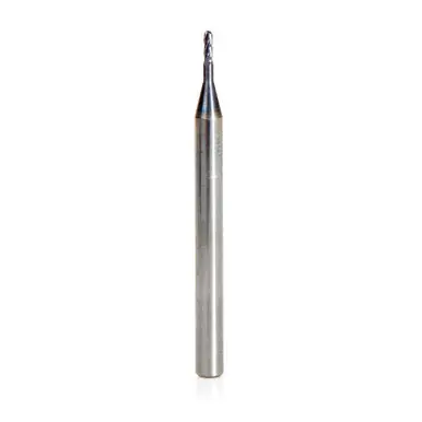 Amana 51756 Mini Spiral for Steel, Stainless Steel & Composites, AlTiN Coated 0.020 Radius x 0.040