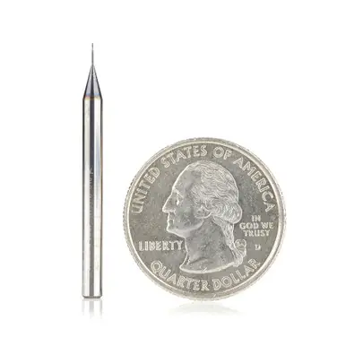 Amana 51739 Mini Spiral for Steel, Stainless Steel & Composites, AlTiN Coated 0.0050 Radius x 0.010