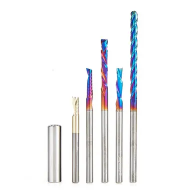 Amana AMS-112 5-Pc CNC Signmaking/Engraving 1/8" Shank Router Bit Pack