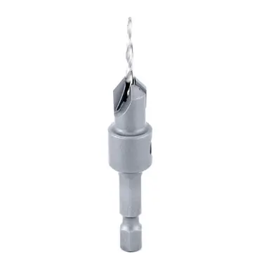 Amana 55622 Carbide Tipped Countersink Taper 6 Screw 3/8 D x 3/32 Drill D x 1/4 Hex Shank
