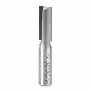 Amana 45425 Carbide Tipped Undersized Plywood Dado Plunge 15/32 D x 1-1/4 CH x 1/2" Shank Router Bit