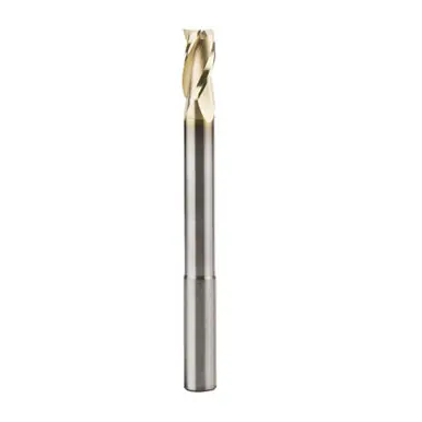 Amana 46591 Extra Long CNC 2D/3D Carving Flat Bottom x 0.10 Deg x 3/8 D x 3/4 CH x 3/8 Shank x 4" x