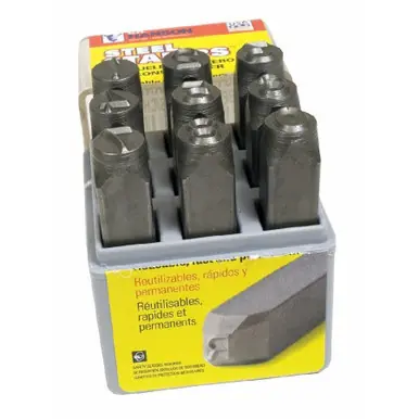 CH Hanson 20521 3/32" Standard Number Set