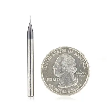Amana 51752 Mini Spiral for Steel, Stainless Steel & Composites, AlTiN Coated 0.010 Radius x 0.020