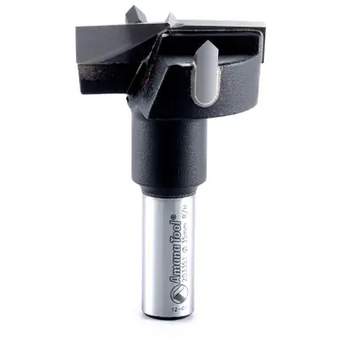 Amana 203351 Carbide Tipped Hinge Boring Bit R/H 35mm D x 57mm Long x 10mm Shank