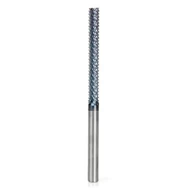 Amana 48054-B High Performance Burr End 1/4 D x 2-1/8 CH x 1/4 Shank x 4" Fiberglass and Composite
