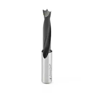 Amana 204008 Carbide Tipped Brad Point Boring Bit R/H 8mm D x 70mm Long x 10mm Shank