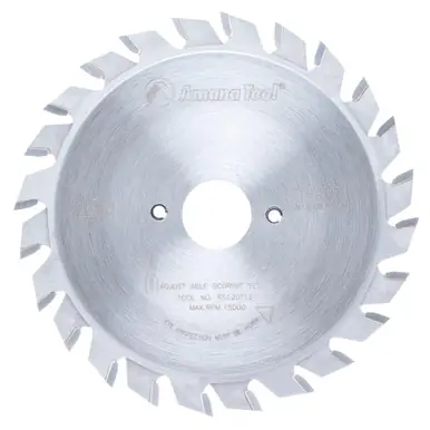 Amana SS120T12 Carbide Tipped Adjustable Type Scoring 120MM D x 24T ATB, 12 Deg, 20MM Bore, Scoring