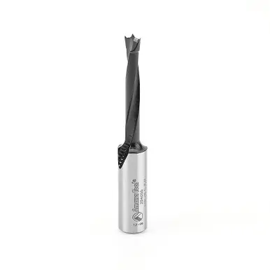Amana 204055 Carbide Tipped Brad Point Boring Bit R/H 5.5mm D x 70mm Long x 10mm Shank