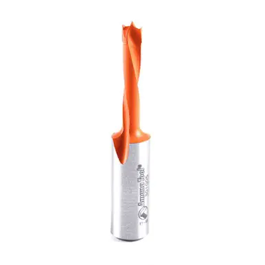 Amana 301005 Carbide Tipped Brad Point Boring Bit L/H 5mm D x 57mm Long x 10mm Shank