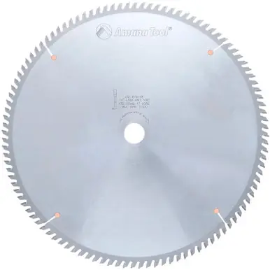 Amana 614108 Carbide Tipped Trim 14" D x 108T ATB, 10 Deg, 1" Bore, Circular Saw Blade