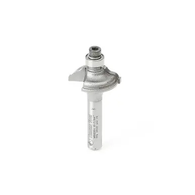 Amana MRI0304 Carbide Tipped Miniature Ogee Fillet 1/8 R x 7/8 D x 5/16 CH x 1/4" Shank Router Bit