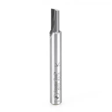 Amana 45102 Carbide Tipped Straight Plunge Single Flute High Production 3/16 D x 7/16 CH x 1/4"