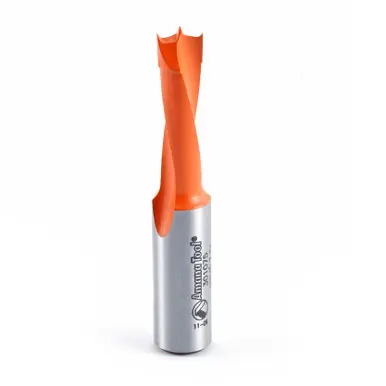 Amana 301075 Carbide Tipped Brad Point Boring Bit L/H 7.5mm D x 57mm Long x 10mm Shank