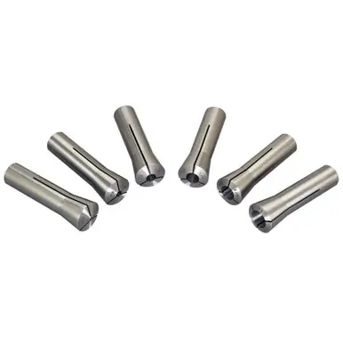 JET 650132 CS-R8, 6-piece R-8 Collet Set 1/8" - 3/4" (8ths)