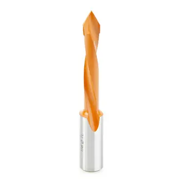 Amana 414070 Carbide Tipped Through-Hole Boring Bit L/H 7mm D x 70mm Long x 10mm Shank